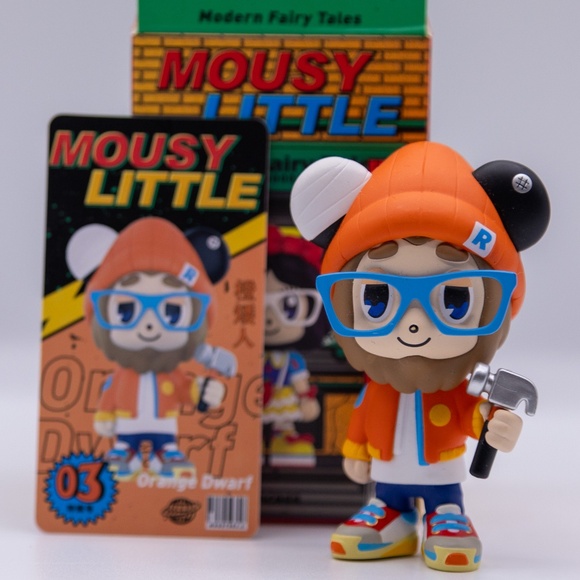 POP MART Mousy Little: Orange Dwarf /Modern Fairy Tales Series Confirmed Box NWT - Picture 1 of 3